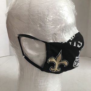 New Orleans saints cotton facemask.